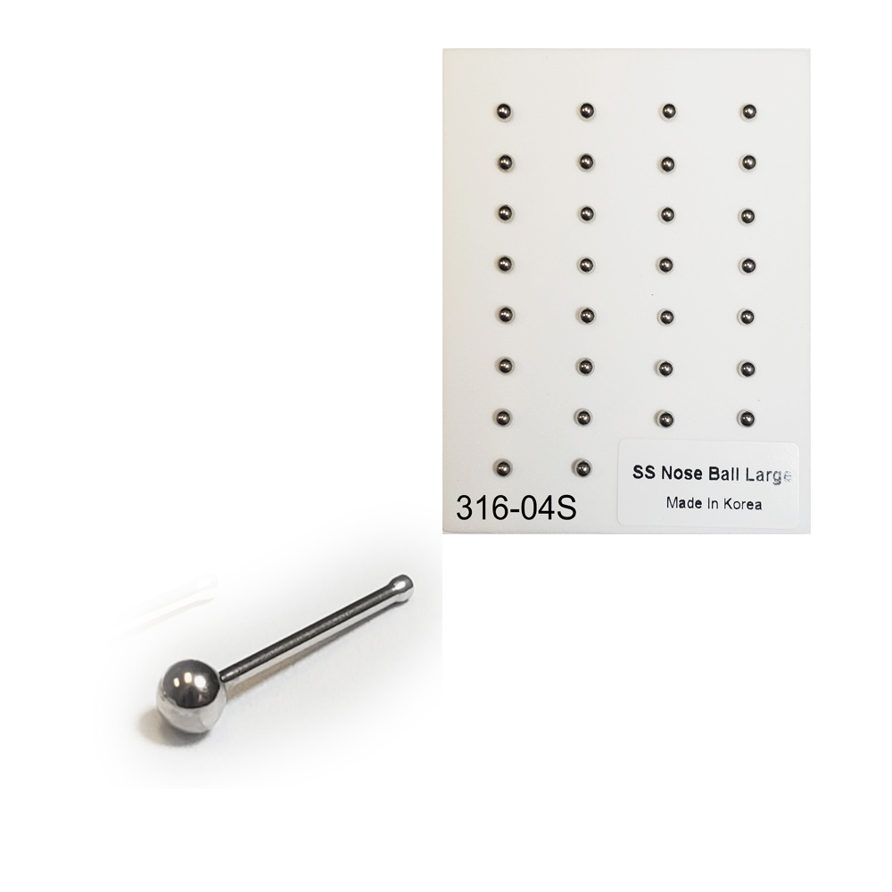 316-04 Silver Ball Tip (30pcs/Pad)